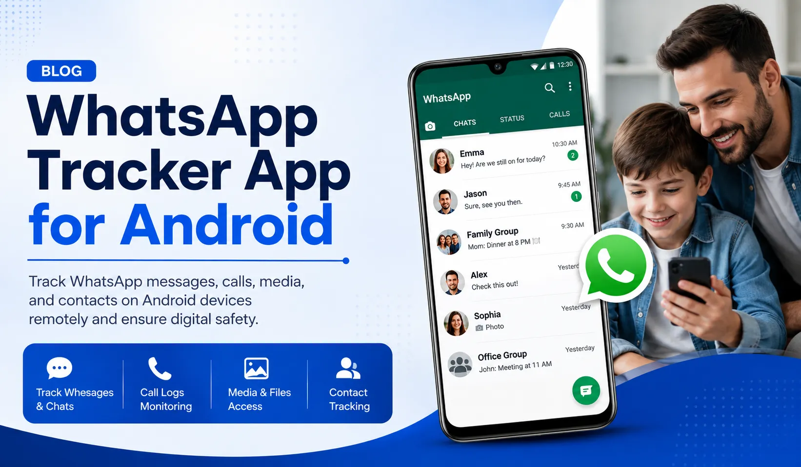 WhatsApp Tracker App for Android