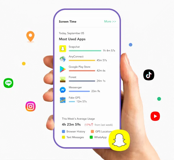 WhatsApp Tracker App Screenshot