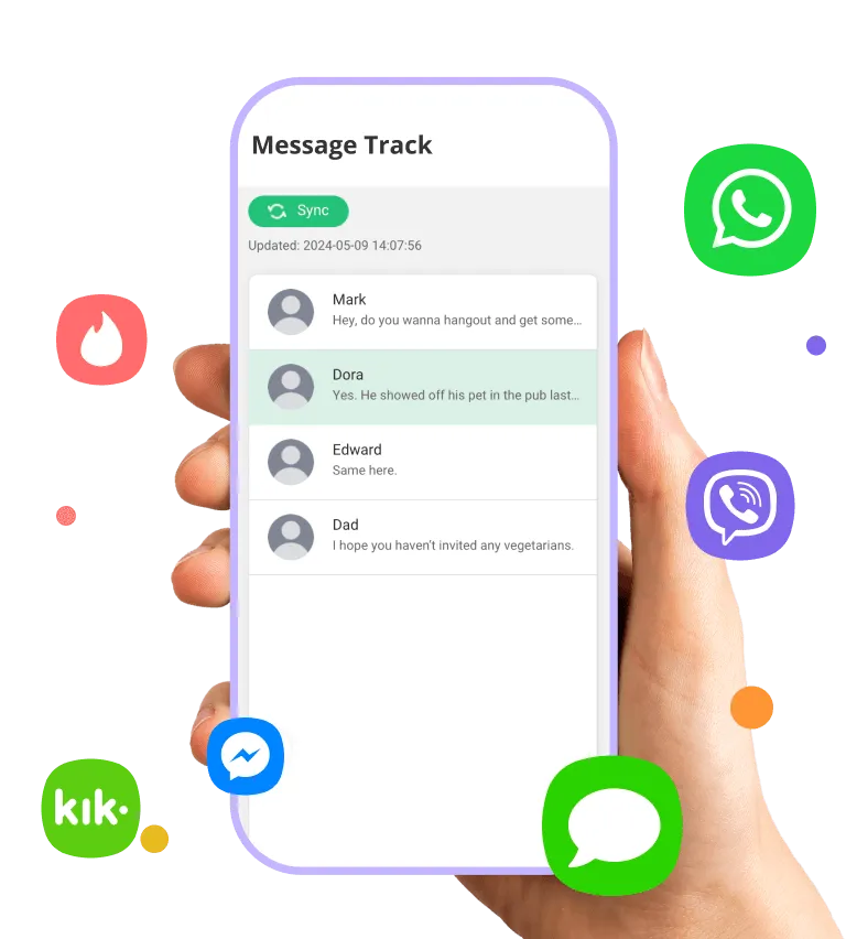 WhatsApp Tracker App Screenshot