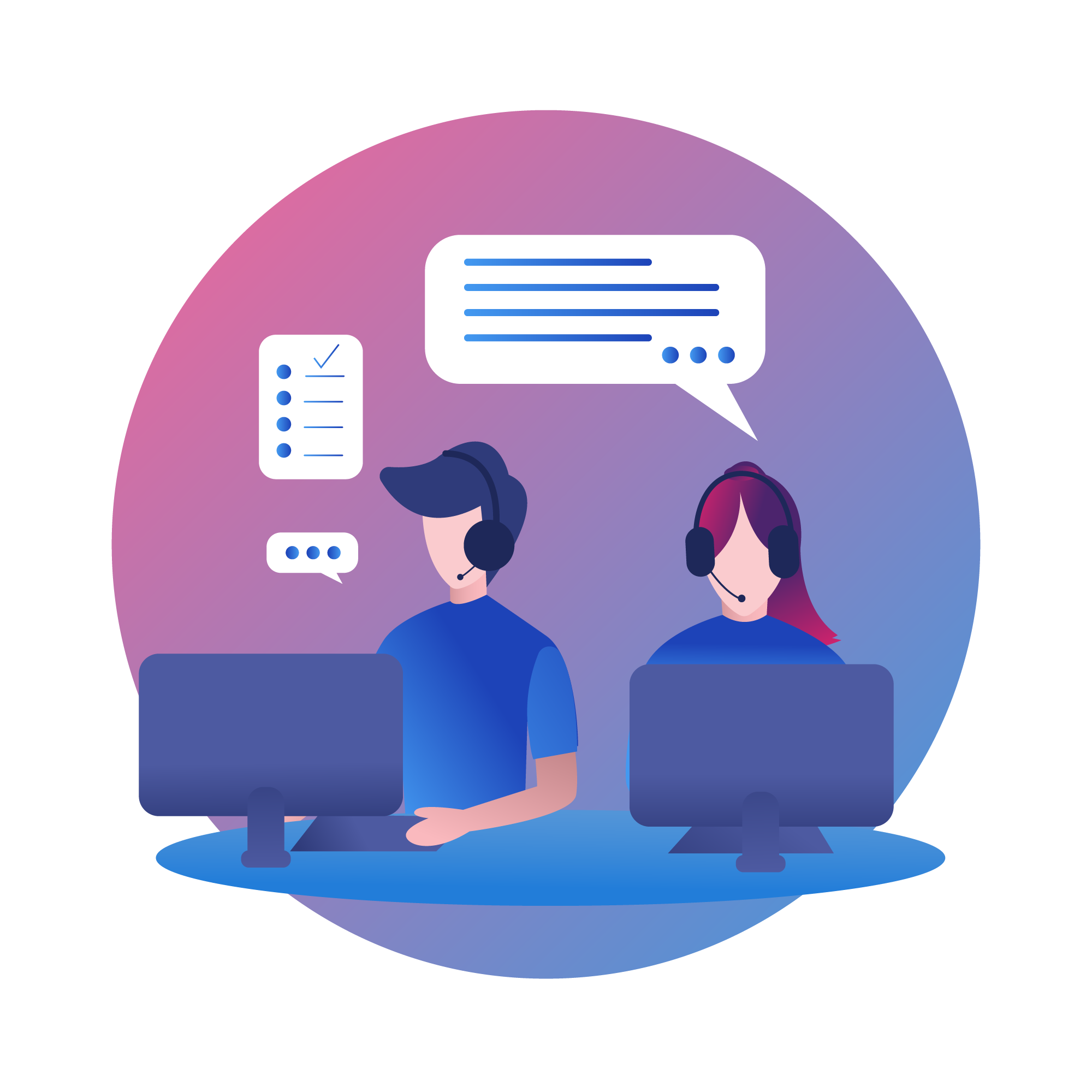 Contact Illustration